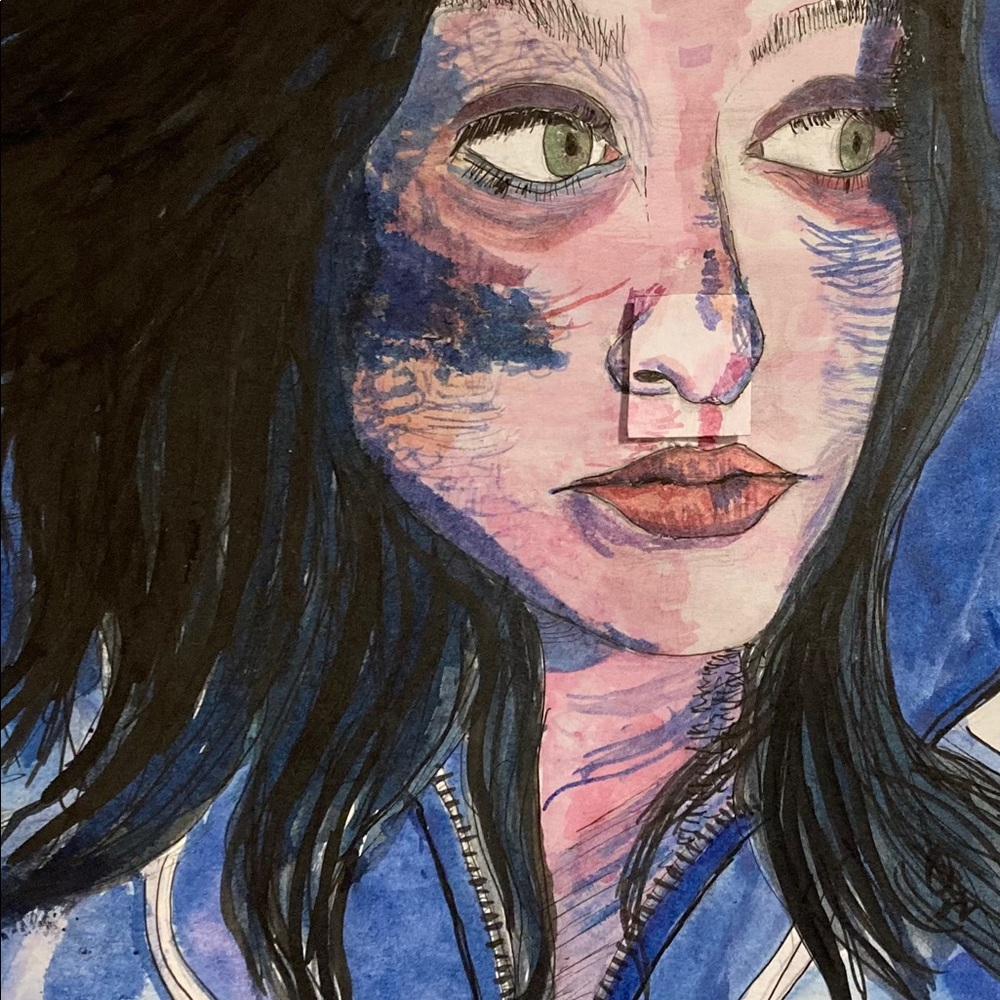 Miriam (self portrait) 💚 Hi I’m Miriam!
